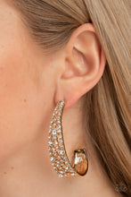 Load image into Gallery viewer, Cold as Ice - Gold Earring
