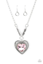 Load image into Gallery viewer, Heart Full of Fabulous - Pink Necklace
