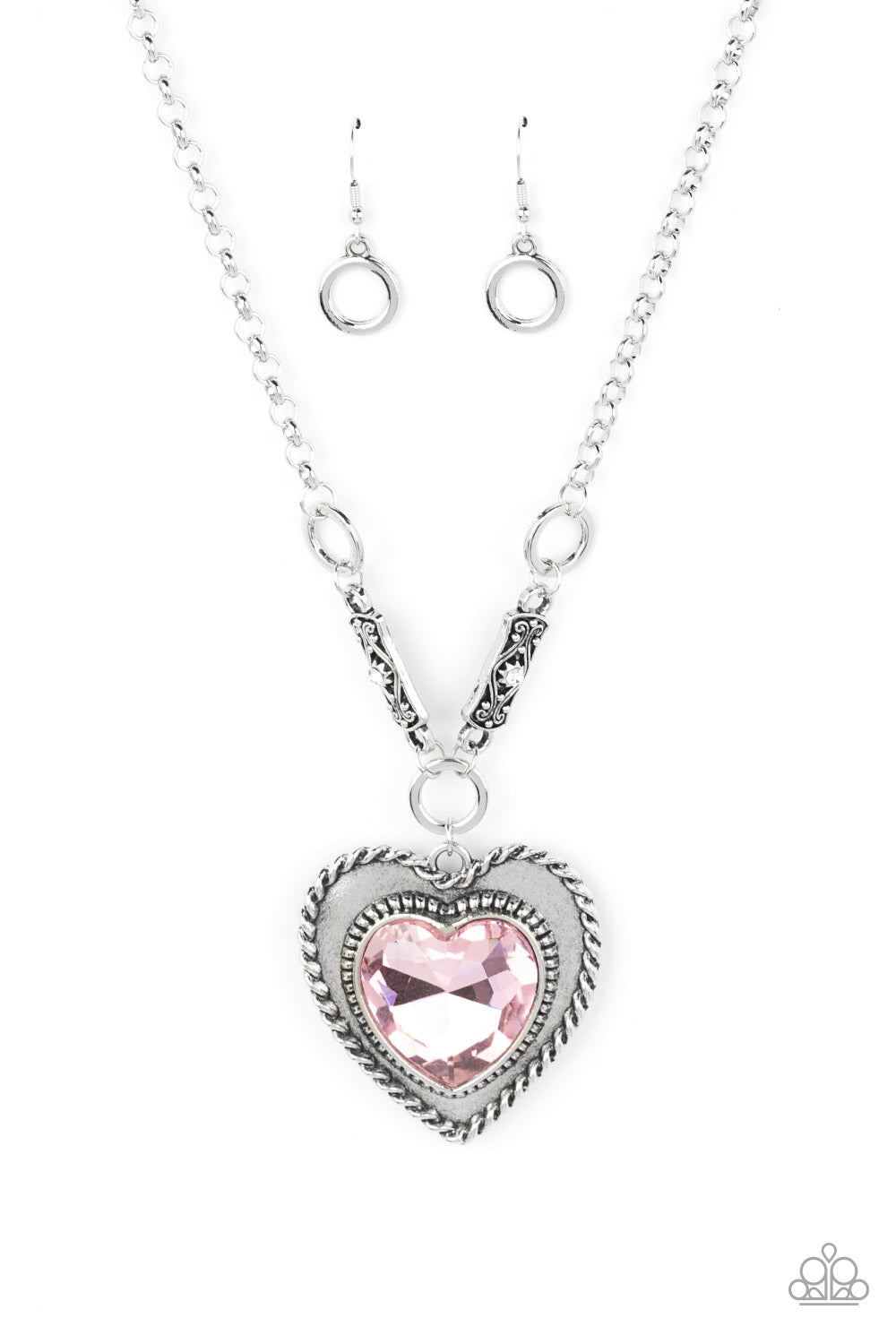 Heart Full of Fabulous - Pink Necklace