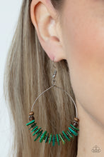 Load image into Gallery viewer, Hawaiian Kiss - Green Earring
