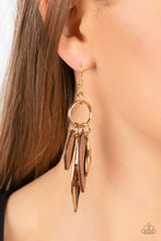 Load image into Gallery viewer, Primal Palette - Gold Earring
