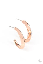 Load image into Gallery viewer, BEVEL Up - Rose Gold Earring
