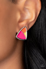 Load image into Gallery viewer, Kaleidoscopic Collision - Multi Earring
