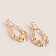 Load image into Gallery viewer, Metro Meltdown - Gold Earring
