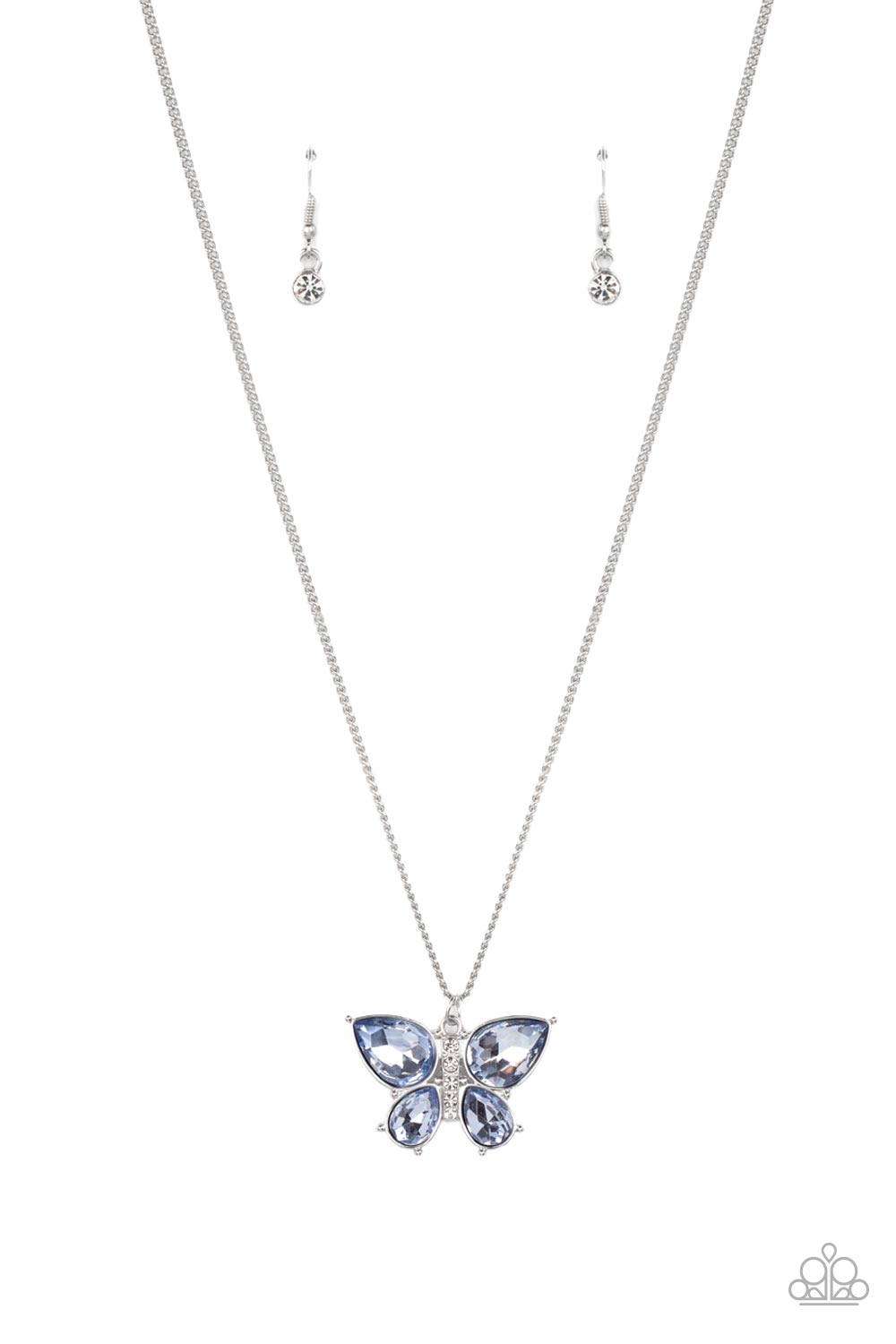 Free-Flying Flutter - Blue Necklace