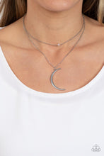 Load image into Gallery viewer, Modern Moonbeam - White Necklace
