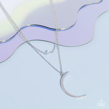 Load image into Gallery viewer, Modern Moonbeam - White Necklace
