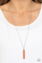 Load image into Gallery viewer, Rural Regeneration - Orange Necklace
