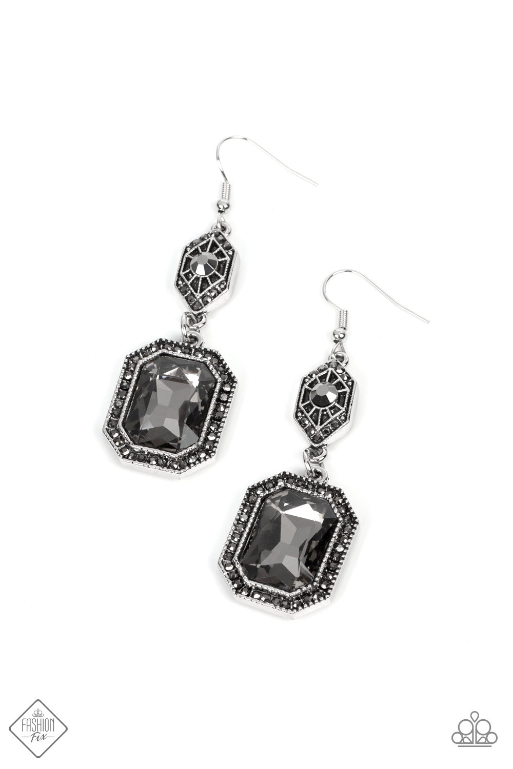 Starry-Eyed Sparkle - Silver Earring