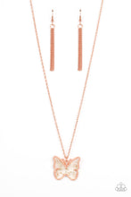 Load image into Gallery viewer, Gives Me Butterflies - Copper Necklace
