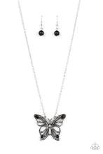 Load image into Gallery viewer, Badlands Butterfly - Black Necklace

