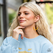 Load image into Gallery viewer, Catch a Breeze - Yellow Earring
