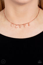 Load image into Gallery viewer, Say My Name - Copper Necklace
