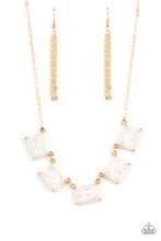 Load image into Gallery viewer, Opalescent Oblivion - Gold Necklace
