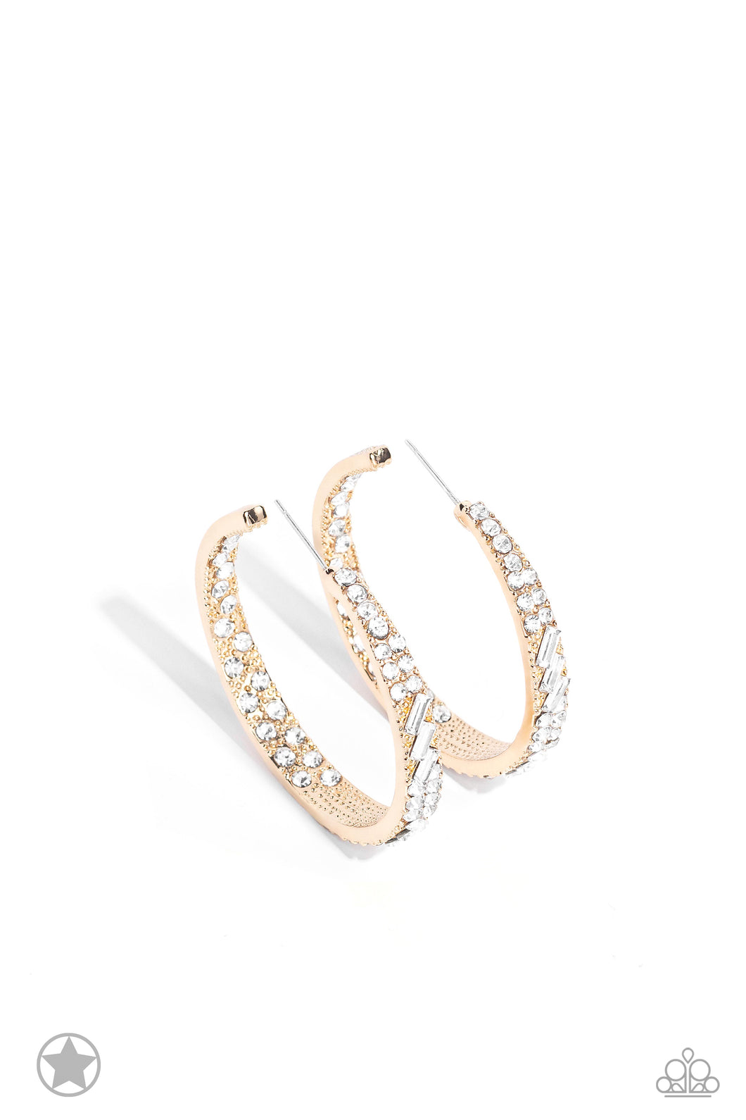 GLITZY By Association - Gold Earring