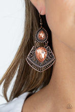 Load image into Gallery viewer, Royal Remix - Copper Earring
