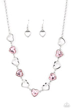 Load image into Gallery viewer, Contemporary Cupid - Pink Necklace
