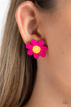 Load image into Gallery viewer, Sensational Seeds - Pink Earring
