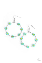 Load image into Gallery viewer, Dainty Daisies - Blue Earring
