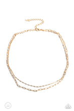 Load image into Gallery viewer, Polished Paperclips - Gold Necklace
