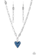 Load image into Gallery viewer, Kiss and SHELL - Blue Necklace

