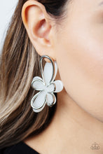 Load image into Gallery viewer, Glimmering Gardens - White Earring
