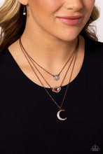 Load image into Gallery viewer, Lunar Lineup - Copper Necklace

