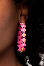 Load image into Gallery viewer, Daisy Disposition - Pink Earring
