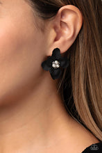 Load image into Gallery viewer, Jovial Jasmine - Black Earring
