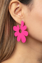 Load image into Gallery viewer, Flower Power Fantasy - Pink Earring
