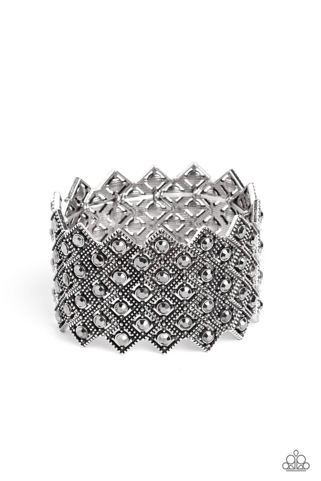 DECO in the Rough - Silver Bracelet