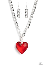 Load image into Gallery viewer, GLASSY-Hero - Red Necklace
