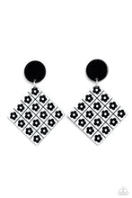 Load image into Gallery viewer, Vintage Vaudeville - Black Earring
