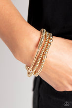 Load image into Gallery viewer, Monochromatic Medley - Gold Bracelet
