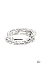 Load image into Gallery viewer, Monochromatic Medley - Silver Bracelet
