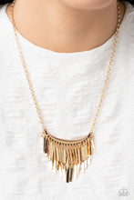 Load image into Gallery viewer, Cue the Chandelier - Gold Necklace
