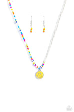 Load image into Gallery viewer, Smiling Showdown - Yellow Necklace
