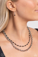 Load image into Gallery viewer, A Pop of Color - Black Necklace
