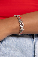 Load image into Gallery viewer, Floral Fair - Red Bracelet
