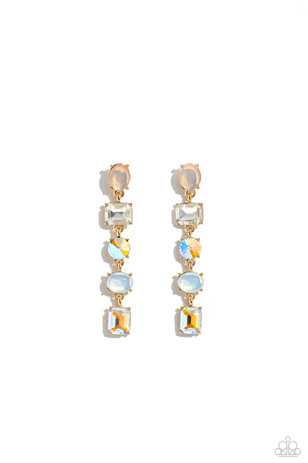 Sophisticated Stack - Gold Earring