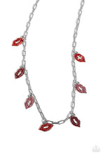 Load image into Gallery viewer, KISS the Mark - Red Necklace
