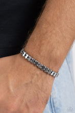 Load image into Gallery viewer, Fortune Favors The Fierce - Silver Bracelet
