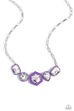Load image into Gallery viewer, Evolving Elegance - Purple Necklace
