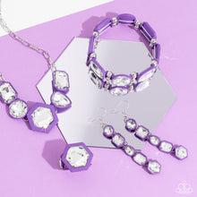 Load image into Gallery viewer, Evolving Elegance - Purple Necklace
