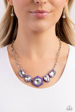 Load image into Gallery viewer, Evolving Elegance - Purple Necklace
