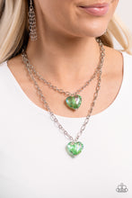 Load image into Gallery viewer, Layered Love - Green Necklace
