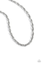 Load image into Gallery viewer, Braided Ballad - Silver Necklace
