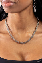 Load image into Gallery viewer, Braided Ballad - Silver Necklace
