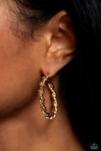 Load image into Gallery viewer, Braided Bravado - Gold Earring
