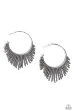 Load image into Gallery viewer, Tailored Tassel - Silver Earring
